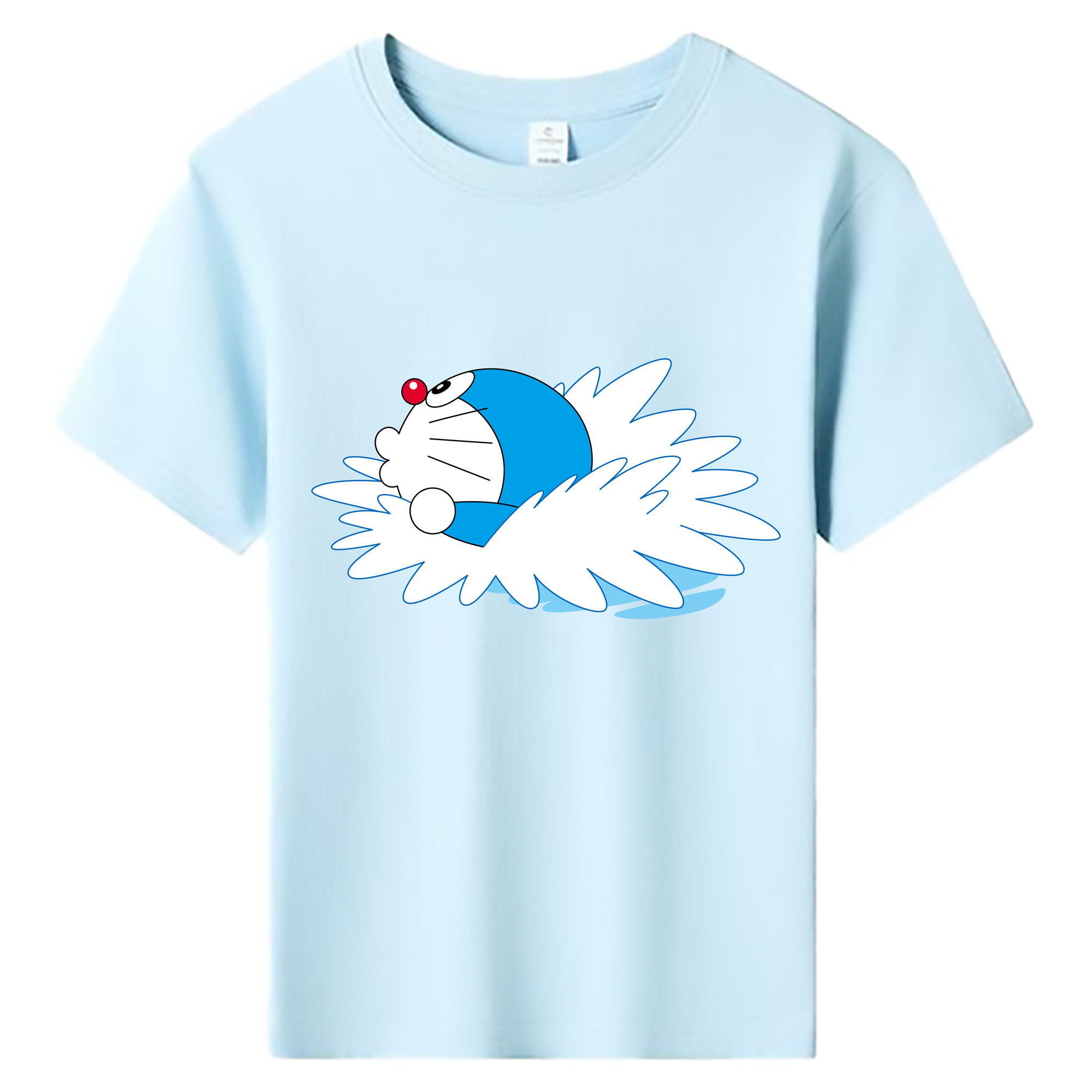 （画像用） ドラえもん Doraemon 綿100％キッズTシャツ（フロントプリント）